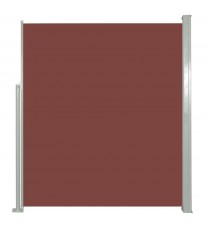 Patio Retractable Side Awning 63"x118" Brown