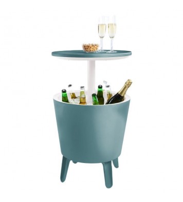 7.5 Gallon Modern Cool Bar Outdoor Patio Furniture With Wine Cooler