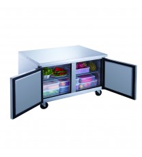 2 Door Commercial Undercounter Refrigerator made by stainless steel 48.125 in. W 12.2 cu.ft.