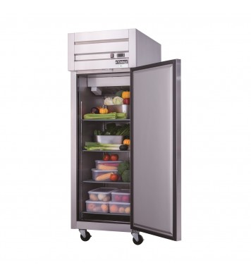 D28AF Commercial Upright Reach-in Refrigerator made by stainless steel