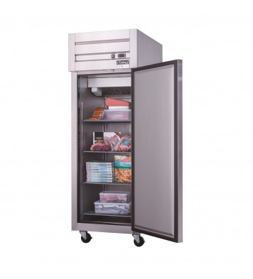 D28AF Commercial Upright Reach-in Refrigerator made by stainless steel