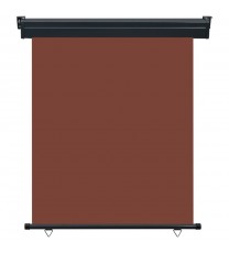 Balcony Side Awning 55.1"x98.4" Brown