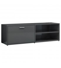 TV Cabinet High Gloss Gray 47.2"x13.4"x14.6" Engineered Wood