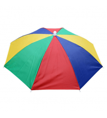 Portable Rain Hat Outdoor Folding Umbrella Fishing Sun Shade Anti-UV Camping Fishing Headwear Cap Beach Head Hat Accessory