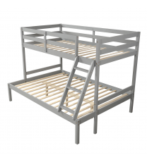 Twin over full bunk bed (Gray) ( old sku: WF193722AAE )