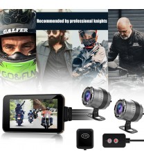 MT23C GPS WIFI Touch HD 1080P Waterproof Camera Motorcycle DVR Dash Cam Front Rear Dual Cam Driving Video Recorder Tracker built in 32GB