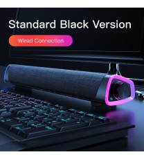 4D Computer Speaker Bar Stereo Sound Subwoofer Bluetooth Speaker For Macbook Laptop Notebook PC Music Player Wired Loudspeaker