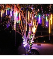 8 Tube Meteor Shower Lights Outdoor String Lights Waterproof Garden Lights for Wedding Party Christmas Xmas Decoration