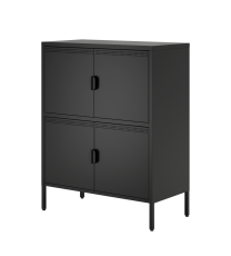 4 Door Metal Accent Storage Cabinet for Home Office,School,Garage