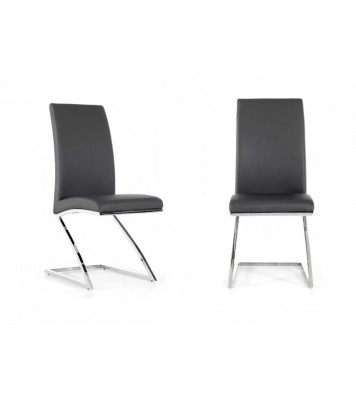 Angora - Modern Grey Dining Chair (Set of 2)