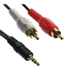 6ft y-adapter cable 3.5mm