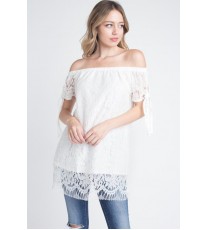 Women's Off shoulder Lace Top