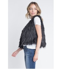 Women's Faux Fur Sleeveless Vest