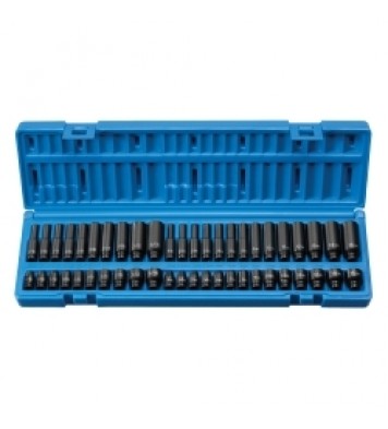 48pc 1/4"dr std & deep frac & metric master set