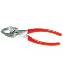 6in pliers slip joint, red handles