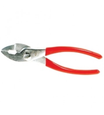 6in pliers slip joint, red handles