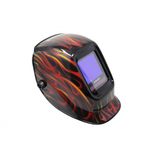 Premium Red Flame Welding Helmet