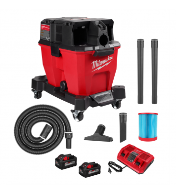 M18 FUEL™ 9 Gallon Dual-Battery Wet/Dry Vacuum Kit