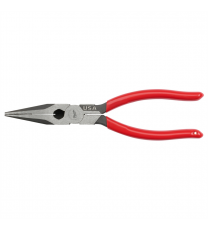 8" Long Nose Dipped Grip Pliers (USA)