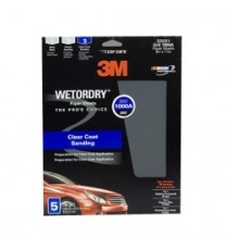 Paper sheets-wetordry 9"x 11" p600 5/pk 10pk/cs