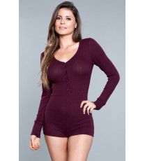 1882 Nala Romper Burgundy