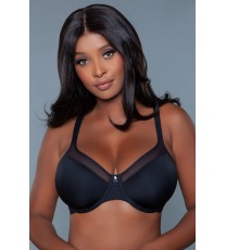 2215 Kristy Full Coverage Bra Black