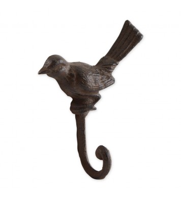 Cast Iron Bird Wall Hooks - Set of 3