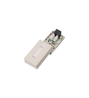 1-port cat5e surface mount box - white