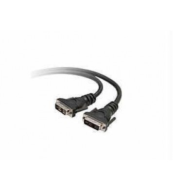 This single link video cable is terminated at each end with a dvi-d male connect