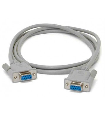 This 6ft straight through serial cable features two db9 female (db9f) connectors