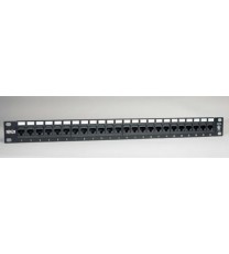 24-port cat5e cat5 rackmount patch panel 568b 110 punch 1urm