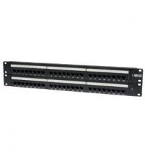 48-port cat6 cat5 patch panel rackmount 110 punch down rj45 ethernet 1urm 568b