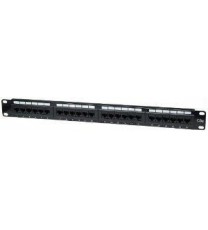 Intellinet cat5e patch panel 24-port, utp, 1u