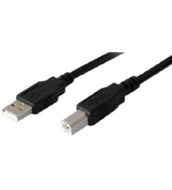 Addon 5 pack of 1.82m (6.00ft) usb 2.0 (a) male to usb 2.0 (b) male black cable