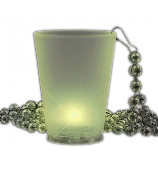 Multi Color LED Beaded Shot Glass Necklaces