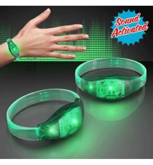 Sound Activated Green LED Bracelet