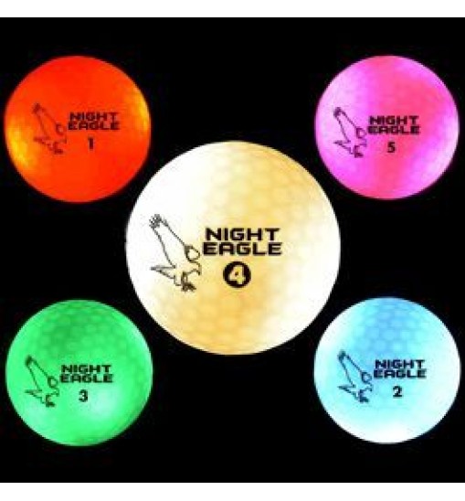 LED Golf Ball Assorted Colors