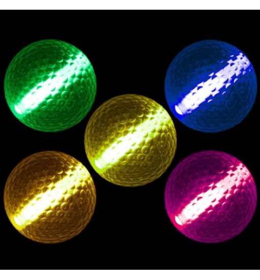 1 Unit Glow Stick Golf Ball Assorted Colors