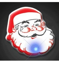 Santa Claus Christmas Flashing Blinky Body Light Lapel Pin