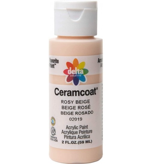 Ceramcoat Acrylic Paint Rosy Beige - Opaque