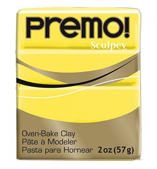 Sculpey Polyform Premo Zinc Yellow Hue