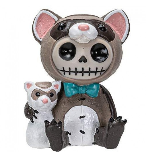 Furrybones Ferris Figurine Skeleton in Ferret Costume