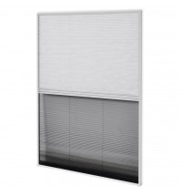 vidaXL Plisse Insect Screen for Window Aluminum 31.5"x47.2" with Shade