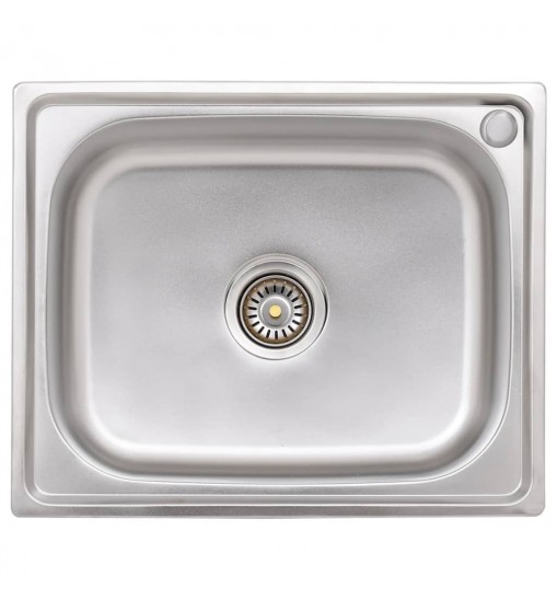 vidaXL Camping Sink Single Basin Stainless Steel