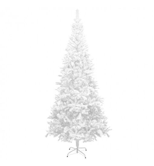 vidaXL Artificial Christmas Tree L 8 ft White