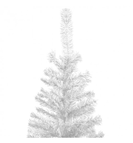 vidaXL Artificial Christmas Tree L 8 ft White