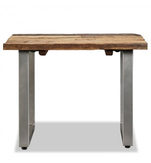 vidaXL Coffee Table Solid Reclaimed Wood 21.7"x21.7"x15.7"