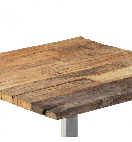 vidaXL Coffee Table Solid Reclaimed Wood 21.7"x21.7"x15.7"