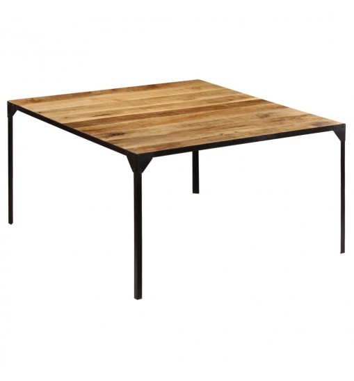 vidaXL Dining Table 55.1"x55.1"x29.9" Solid Mango Wood