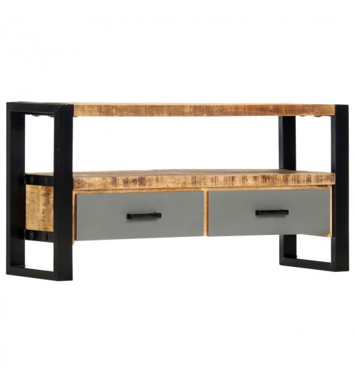 vidaXL TV Stand 39.4"x11.8"x19.7" Solid Wood Mango